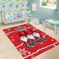 Chillin With My Gnomies Area Rug Merry Christmas - Wonder Print Shop