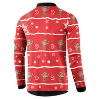 Chillin With My Gnomies Button Sweatshirt Merry Christmas - Wonder Print Shop