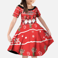 Chillin With My Gnomies Family Matching Off Shoulder Maxi Dress and Hawaiian Shirt Merry Christmas - Wonder Print Shop