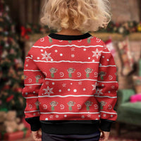 Chillin With My Gnomies Kid Ugly Christmas Sweater Merry Christmas - Wonder Print Shop