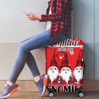 Chillin With My Gnomies Luggage Cover Merry Christmas - Wonder Print Shop