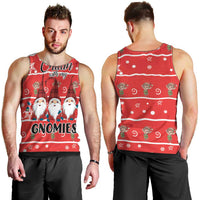 Chillin With My Gnomies Men Tank Top Merry Christmas - Wonder Print Shop