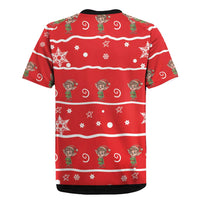 Chillin With My Gnomies Rugby Jersey Merry Christmas - Wonder Print Shop