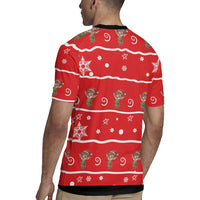 Chillin With My Gnomies Rugby Jersey Merry Christmas - Wonder Print Shop