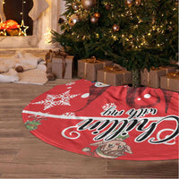 Chillin With My Gnomies Tree Skirt Merry Christmas - Wonder Print Shop