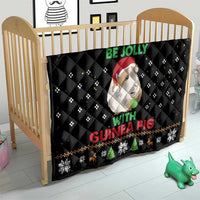 Guinea Pig Christmas Quilt Be Jolly With Guinea Pig - Wonder Print Shop
