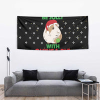 Guinea Pig Christmas Tapestry Be Jolly With Guinea Pig - Wonder Print Shop