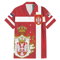 Serbia Family Matching Mermaid Dress and Hawaiian Shirt Serbian Cross Eagle Tattoo