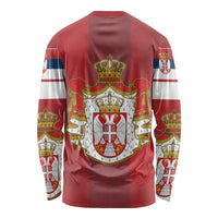 Serbia Long Sleeve Shirt Serbian Cross Eagle Tattoo