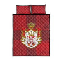 Serbia Quilt Bed Set Serbian Cross Eagle Tattoo
