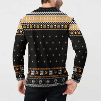 I Said I Cast Fireball Christmas Button Sweatshirt I Said I Cast Fireball - Wonder Print Shop