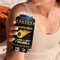 I Said I Cast Fireball Christmas 4 in 1 Can Cooler Tumbler - Wonder Print Shop
