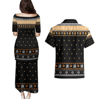 I Said I Cast Fireball Christmas Couples Matching Puletasi and Hawaiian Shirt I Said I Cast Fireball - Wonder Print Shop