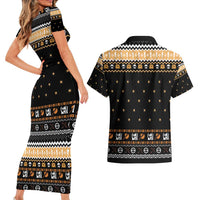 I Said I Cast Fireball Christmas Couples Matching Short Sleeve Bodycon Dress and Hawaiian Shirt I Said I Cast Fireball - Wonder Print Shop