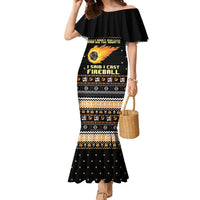 I Said I Cast Fireball Christmas Family Matching Mermaid Dress and Hawaiian Shirt I Said I Cast Fireball - Wonder Print Shop