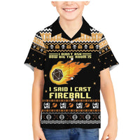 I Said I Cast Fireball Christmas Family Matching Mermaid Dress and Hawaiian Shirt I Said I Cast Fireball - Wonder Print Shop