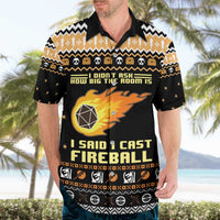 I Said I Cast Fireball Christmas Hawaiian Shirt I Said I Cast Fireball - Wonder Print Shop