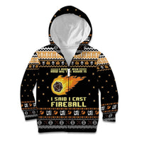 I Said I Cast Fireball Christmas Kid Hoodie I Said I Cast Fireball - Wonder Print Shop