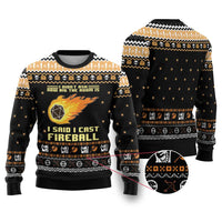 I Said I Cast Fireball Christmas Ugly Christmas Sweater - Wonder Print Shop