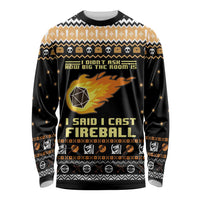 I Said I Cast Fireball Christmas Long Sleeve Shirt I Said I Cast Fireball - Wonder Print Shop