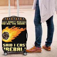 I Said I Cast Fireball Christmas Luggage Cover I Said I Cast Fireball - Wonder Print Shop