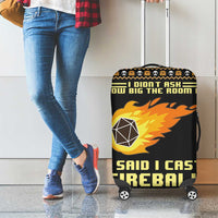 I Said I Cast Fireball Christmas Luggage Cover I Said I Cast Fireball - Wonder Print Shop