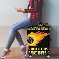 I Said I Cast Fireball Christmas Luggage Cover I Said I Cast Fireball - Wonder Print Shop