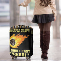 I Said I Cast Fireball Christmas Luggage Cover I Said I Cast Fireball - Wonder Print Shop