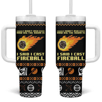 I Said I Cast Fireball Christmas Tumbler With Handle - Wonder Print Shop