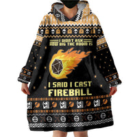 I Said I Cast Fireball Christmas Wearable Blanket Hoodie I Said I Cast Fireball - Wonder Print Shop