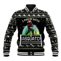 I'm Party With Sasquatch Camping Baseball Jacket I'm Party With Sasquatch - Wonder Print Shop