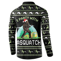 I'm Party With Sasquatch Camping Button Sweatshirt I'm Party With Sasquatch - Wonder Print Shop