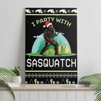 I'm Party With Sasquatch Camping Canvas Wall Art I'm Party With Sasquatch - Wonder Print Shop