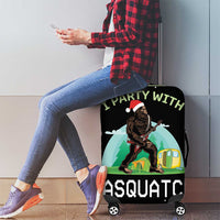 I'm Party With Sasquatch Camping Luggage Cover I'm Party With Sasquatch - Wonder Print Shop