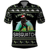 I'm Party With Sasquatch Camping Polo Shirt I'm Party With Sasquatch - Wonder Print Shop