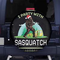I'm Party With Sasquatch Camping Spare Tire Cover I'm Party With Sasquatch - Wonder Print Shop