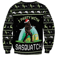 I'm Party With Sasquatch Camping Sweatshirt I'm Party With Sasquatch - Wonder Print Shop