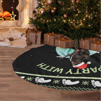 Christmas Im Party With Sasquatch Camping Tree Skirt - Wonder Print Shop