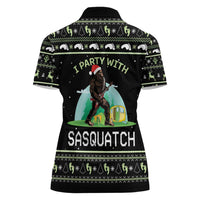 I'm Party With Sasquatch Camping Women Polo Shirt I'm Party With Sasquatch - Wonder Print Shop