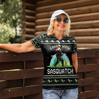 I'm Party With Sasquatch Camping Women Polo Shirt I'm Party With Sasquatch - Wonder Print Shop