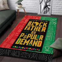 Black Father By Popular Demand African Area Rug - Wonder Print Shop