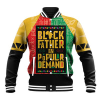 Black Father By Popular Demand African Baseball Jacket - Wonder Print Shop