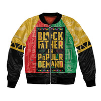 Black Father By Popular Demand African Bomber Jacket - Wonder Print Shop