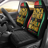 Black Father By Popular Demand African Car Seat Cover - Wonder Print Shop