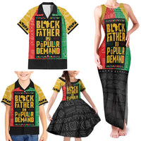 Black Father By Popular Demand African Family Matching Tank Maxi Dress and Hawaiian Shirt - Wonder Print Shop