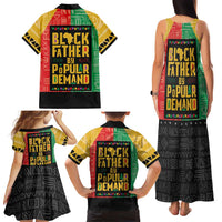 Black Father By Popular Demand African Family Matching Tank Maxi Dress and Hawaiian Shirt - Wonder Print Shop