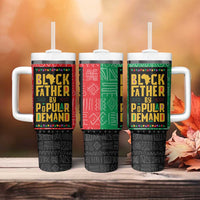 Black Father By Popular Demand African Tumbler With Handle - Wonder Print Shop