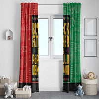 Black Father By Popular Demand African Window Curtain - Wonder Print Shop
