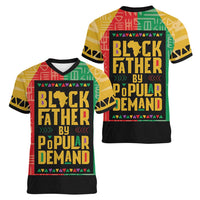 Black Father By Popular Demand African Women V-Neck T-Shirt - Wonder Print Shop
