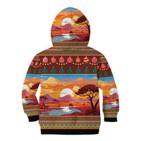 African Heritage and Celebrated Christmas Kid Hoodie - Wonder Print Shop